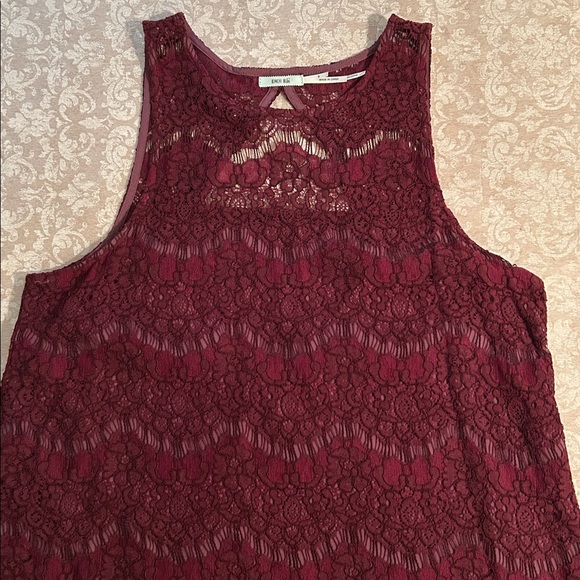 Kimchi Blue ~ Lace A-line Sleeveless Dress - Picture 11 of 11